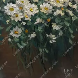Vườn cúc trắng