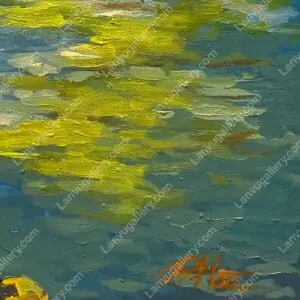 Chiều thu bên hồ