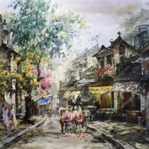 Xuân về trên phố nhỏ