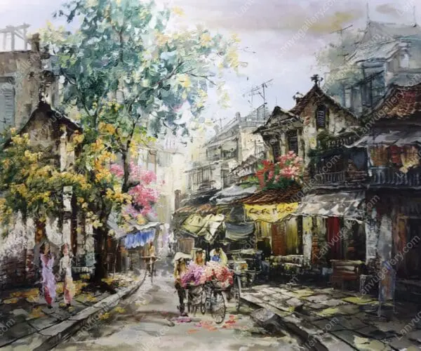 Xuân về trên phố nhỏ