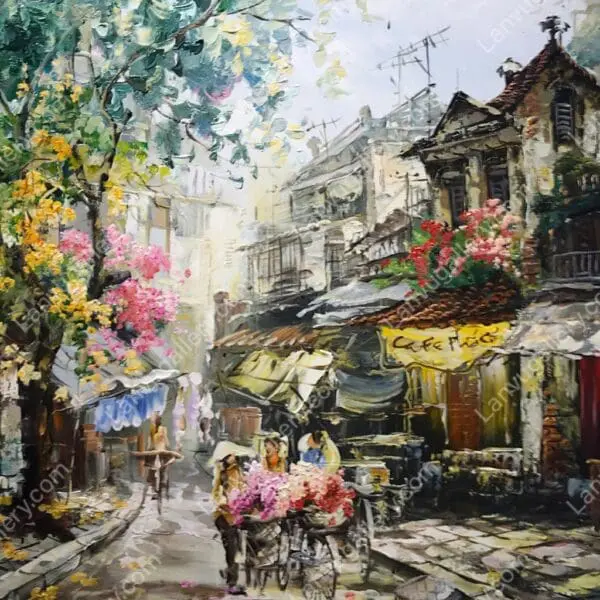 Xuân về trên phố nhỏ