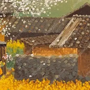 Xuân về trước nhà