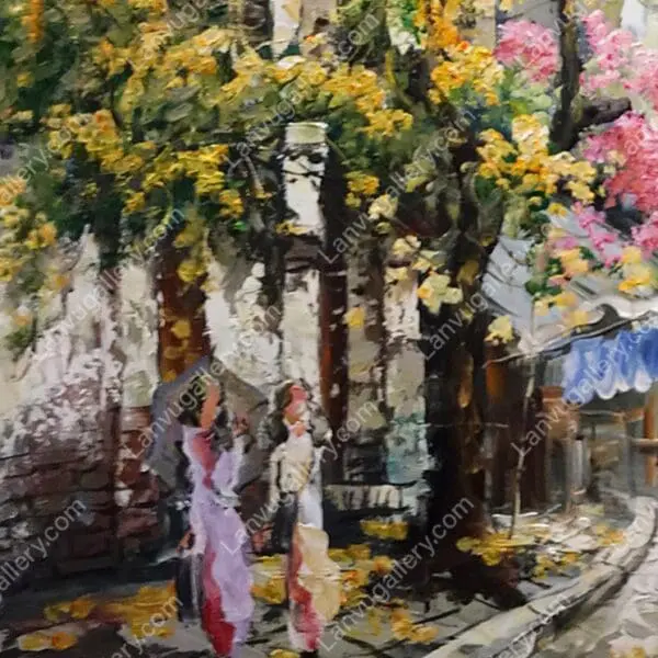 Xuân về trên phố nhỏ