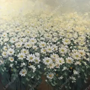 Vườn cúc trắng