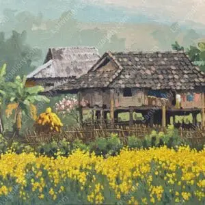 Xuân về trên bản
