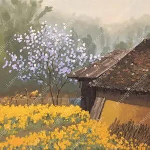 Xuân về sau nhà
