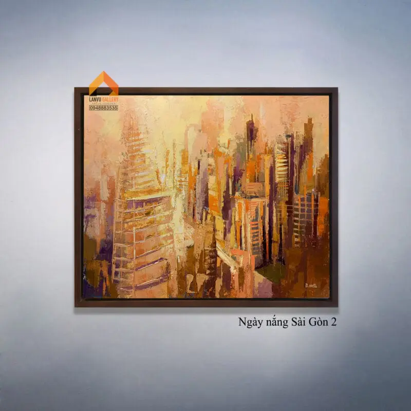 Ngày nắng Sài Gòn 2 - Sài Gòn là nguồn cảm hứng bất tận của các họa sĩ tranh sơn dầu