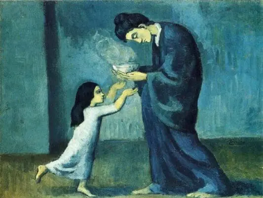 Tranh sơn dầu "The Soup" của họa sĩ Pablo Picasso