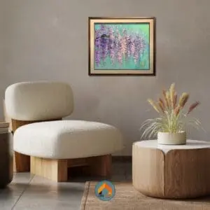Những chùm hoa tím