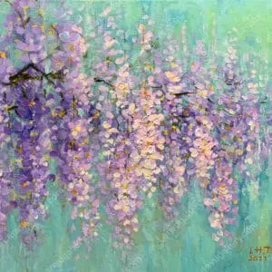 Những chùm hoa tím