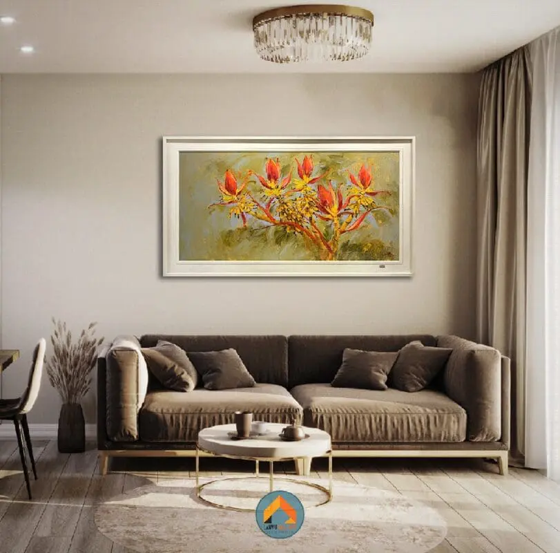 Vũ điệu của núi rừng No.4 - Tranh sơn dầu treo tường nghệ thuật chủ đề hoa chuối rừng