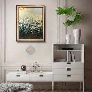 Vườn cúc trắng