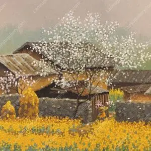 Xuân về trước nhà