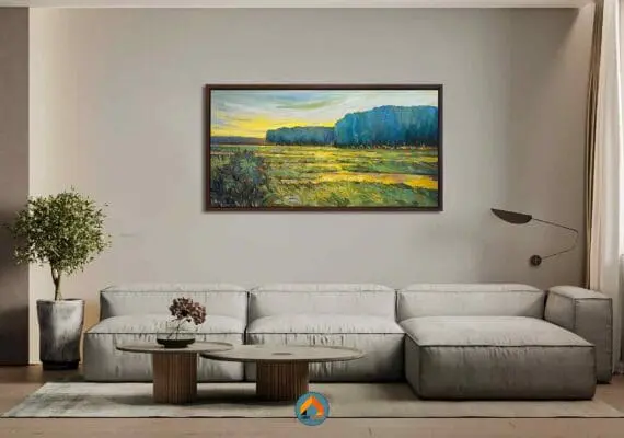 tranh sơn dầu phong cảnh hiện đại đẹp