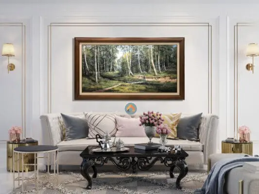 tranh sơn dầu phong cảnh châu Âu