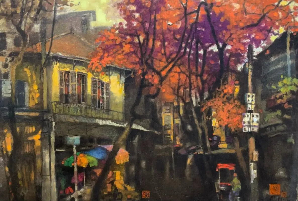 Tranh bột màu có khả năng lưu màu khá cao