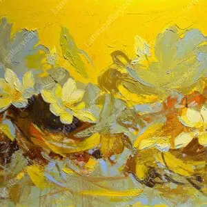 Vương nắng hạ 3 - Tranh hoa sen