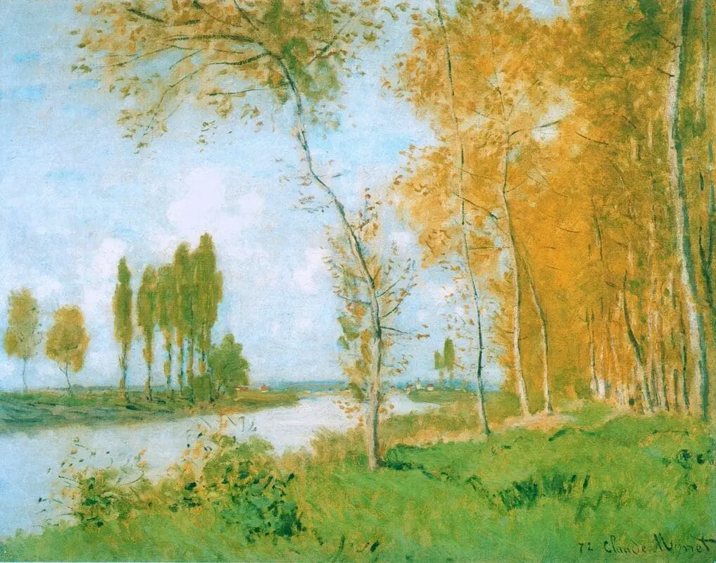 Bức "Mùa xuân ở Argentuil" được Claude Monet vẽ năm 1872.