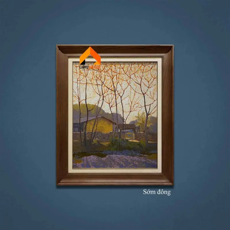 Nét đặc trưng trong tranh sơn dầu mùa đông qua góc nhìn của các họa sĩ