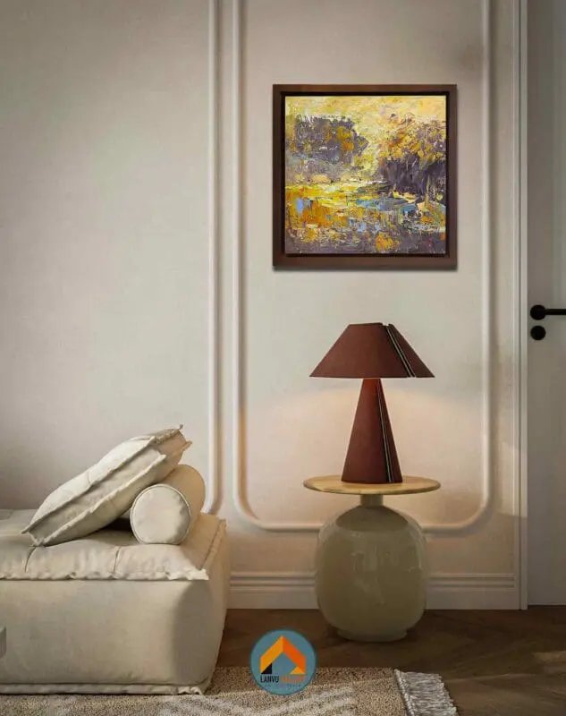 Tranh sơn màu mùa hạ phù hợp với nhiều phong cách nội thất khác nhau
