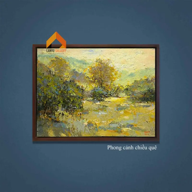 Ánh hoàng hôn dần buông xuống, nhuộm cả bầu trời thành những sắc màu rực rỡ
