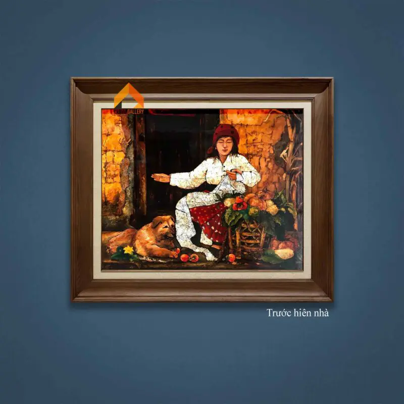 Dáng mẹ, dáng bà đan áo trước hiên nhà hằn sâu vào ký ức của nhiều người con xa quê