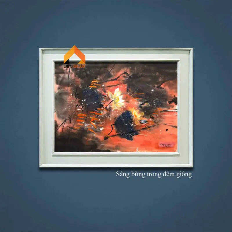 Dịch vụ vẽ tranh màu nước đẹp theo yêu cầu tại Lanvu Gallery
