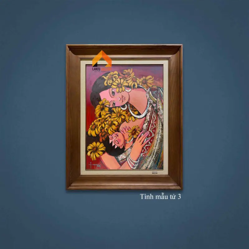 Bức tranh tôn vinh tình mẫu tử mà còn nhắc nhở con cái về công ơn sinh thành, dưỡng dục