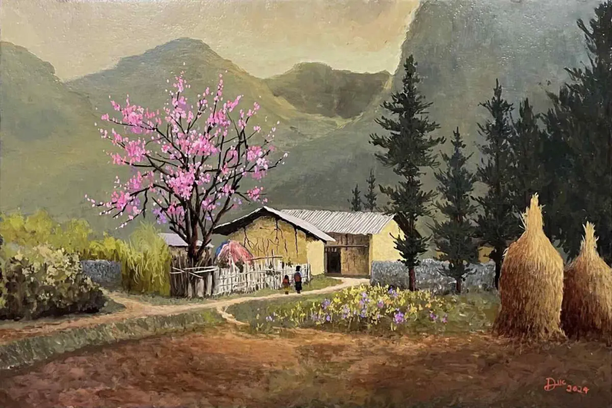 Lựa chọn tranh mùa xuân phù hợp với không gian trang trí