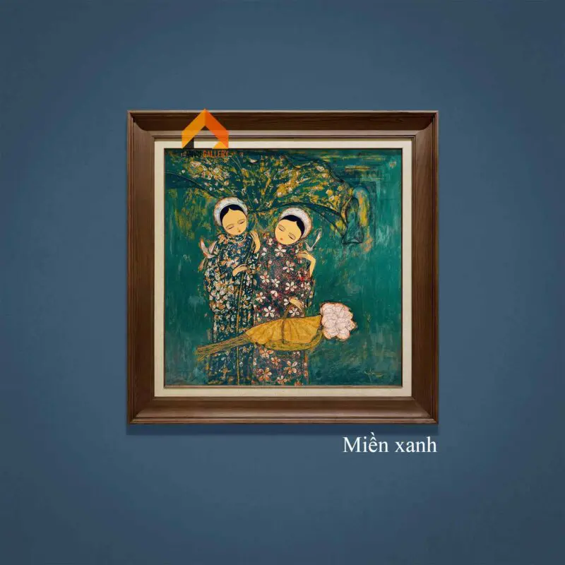 Vẻ đẹp thuần khiết, trong sáng của người phụ nữ trong tác phẩm Miền xanh
