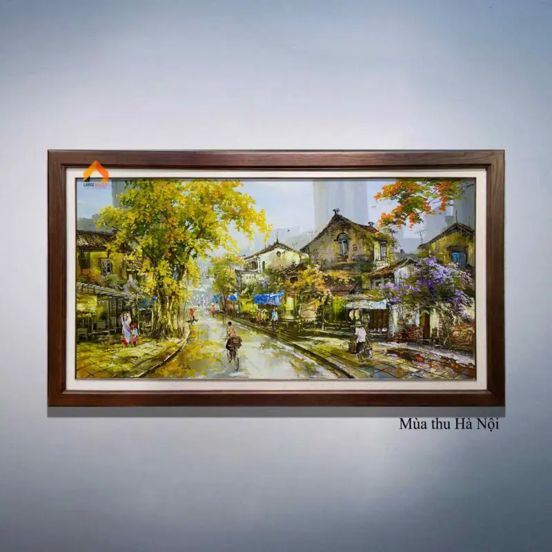 Khung cảnh mùa thu quen thuộc của Hà Nội xưa