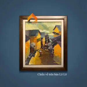 Chiều về trên bản Lô Lô