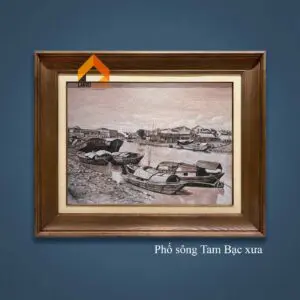 Phố sông Tam Bạc xưa