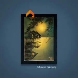 Nhà cọc bên sông