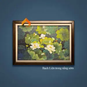 Bạch Liên trong nắng sớm