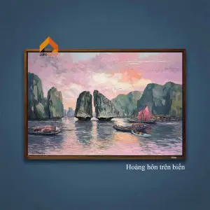 Hoàng hôn trên biển
