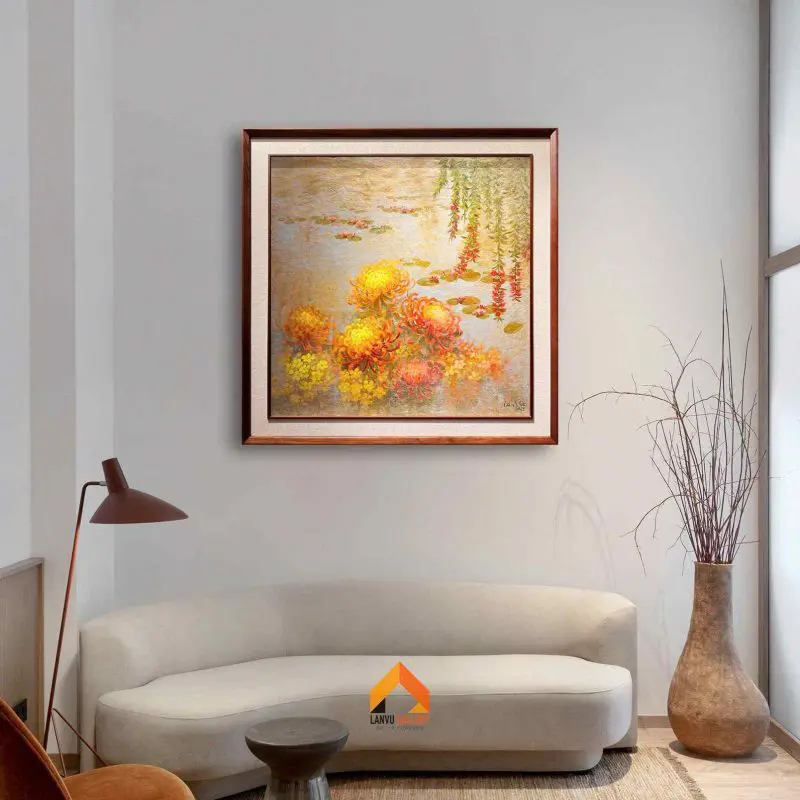 Tranh đương đại sơn dầu phù hợp với nhiều không gian trang trí khác nhau
