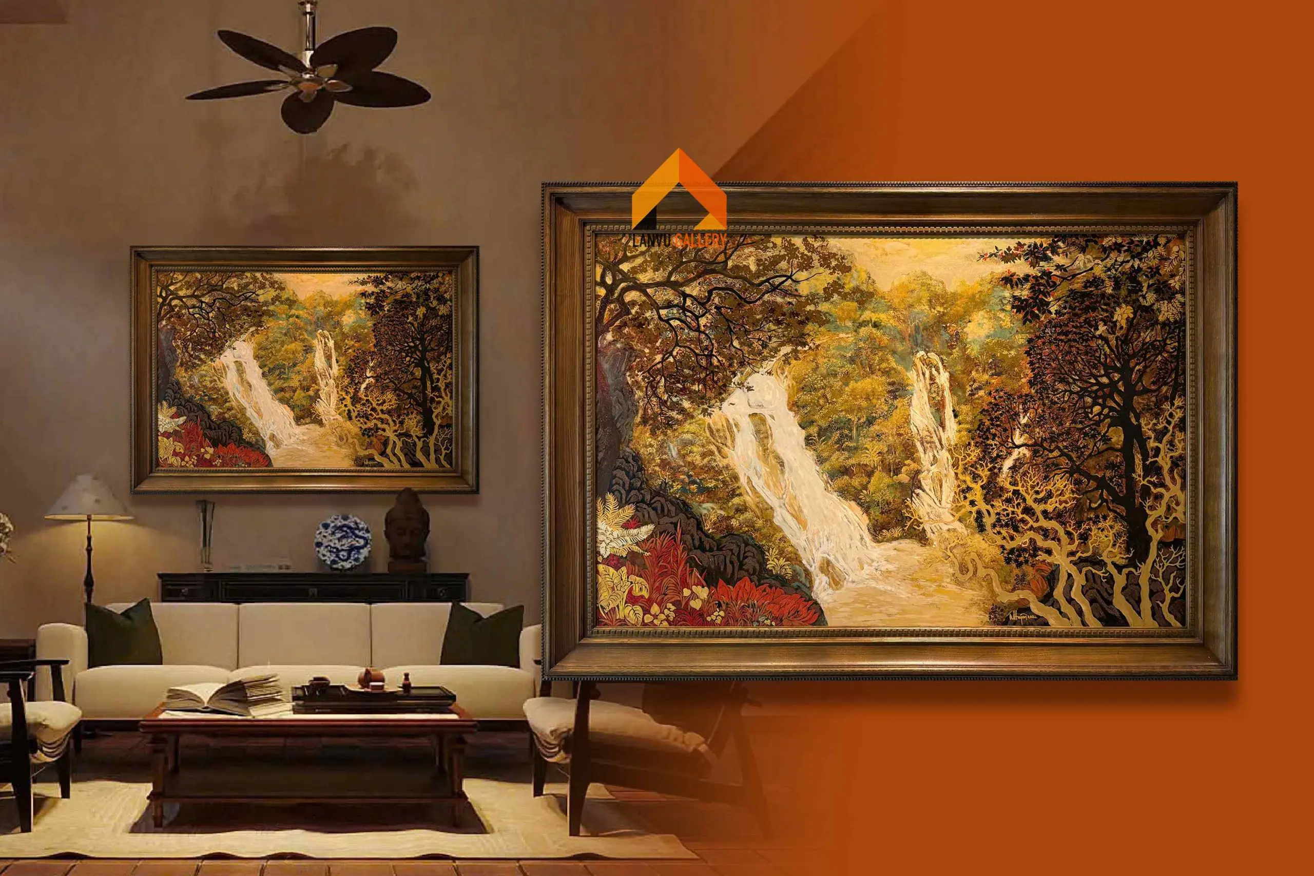 Tiếng vọng Đại ngàn - 120x180 - khung 149x209 - SM 2022 - HS Nguyễn Lương Huyên