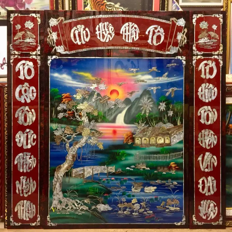 Lựa chọn tranh có kích thước phù hợp với không gian thờ tự Cre: Internet
