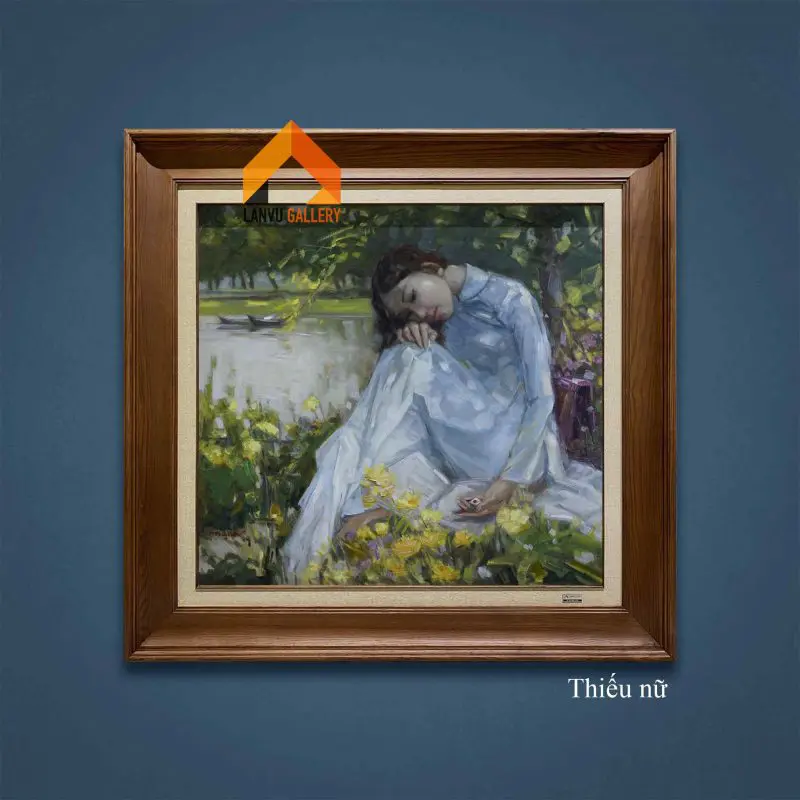 Nét đẹp riêng của tranh sơn dầu thiếu nữ qua góc nhìn của họa sĩ