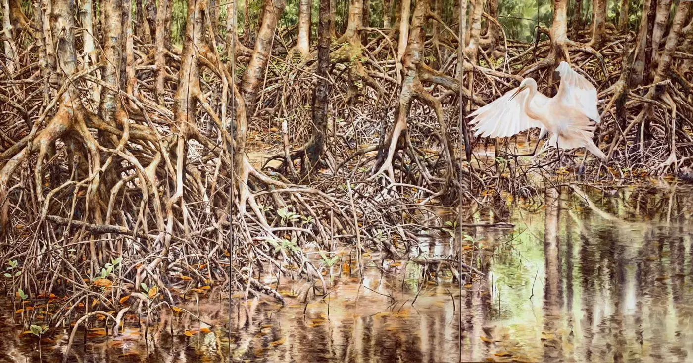 Nét cực thực trong các tác phẩm tranh của họa sĩ Quang Tiến