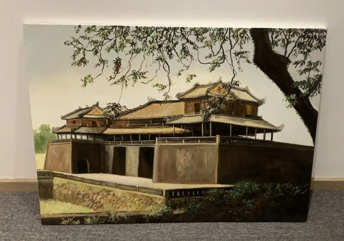 Huế - nguồn cảm hứng bất tận trong các sáng tác tranh sơn dầu của họa sĩ Cre: Internet
