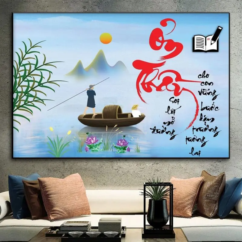 Tranh sơn dầu tri ân thầy cô ẩn chứa nhiều ý nghĩa sâu sắc Cre: Internet