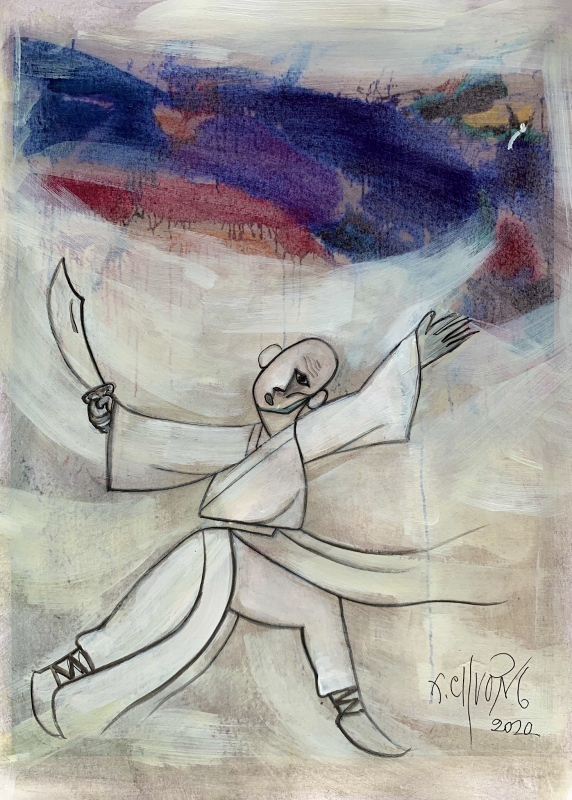 Nét dân gian quen thuộc trong các sáng tác của họa sĩ tranh sơn mài Thành Chương Cre: Internet