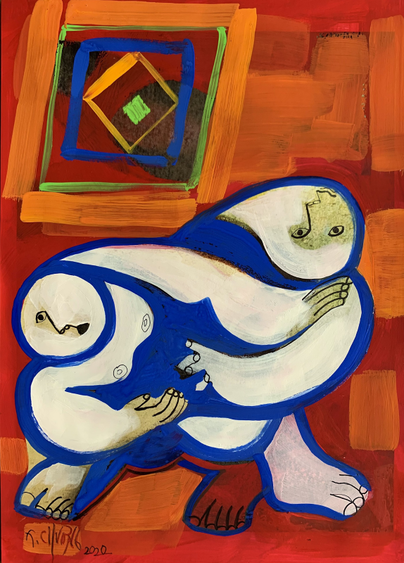 Tác phẩm Anh chàng hiệp sĩ gỗ với từng nét vẽ dứt khoát Cre: Internet