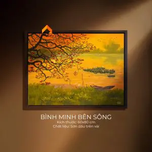 Bình minh bên sông