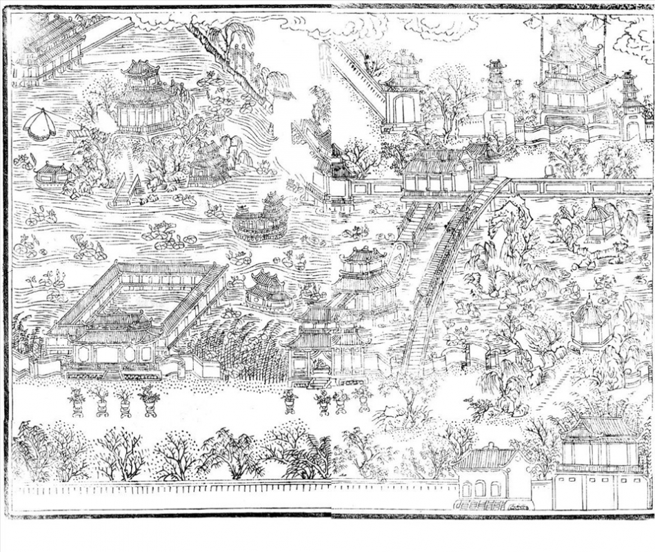 Cao Các Sinh Lương với nhiều công trình kiến trúc được xây dựng khá dày đặc và cầu kỳ Cre: Internet