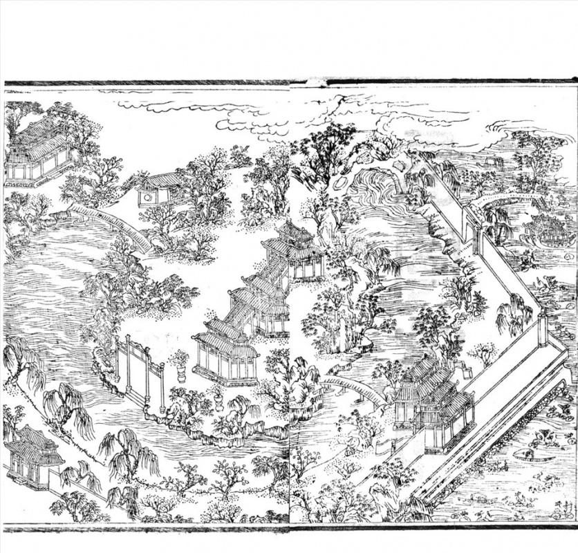 Trường Ninh Thùy Điếu được xây dựng như một hoa viên để vua tới dạo chơi Cre: Internet