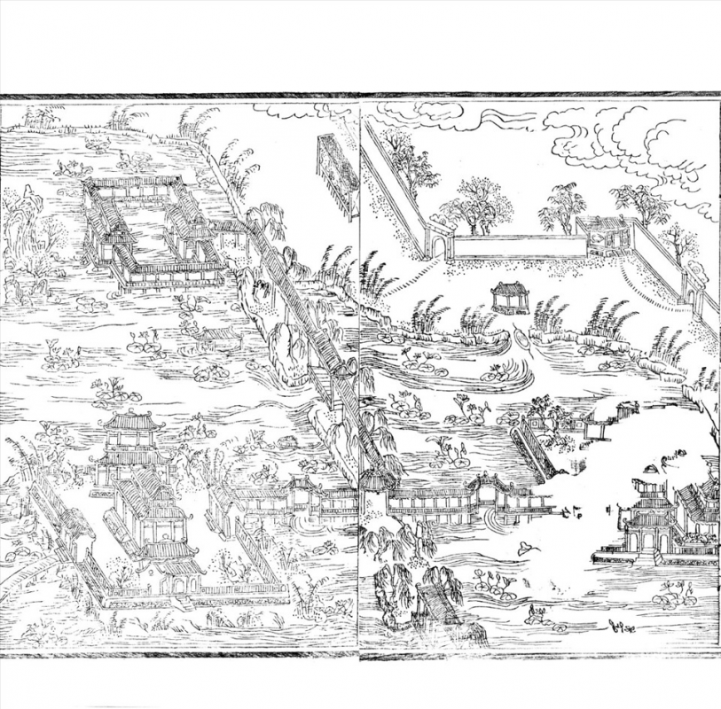 Tịnh Hồ Hạ Hứng (cảnh hồ Tịnh Tâm trong Kinh Thành Huế) là nơi vua thường tới để yên tĩnh, thư thái tâm hồn Cre: Internet