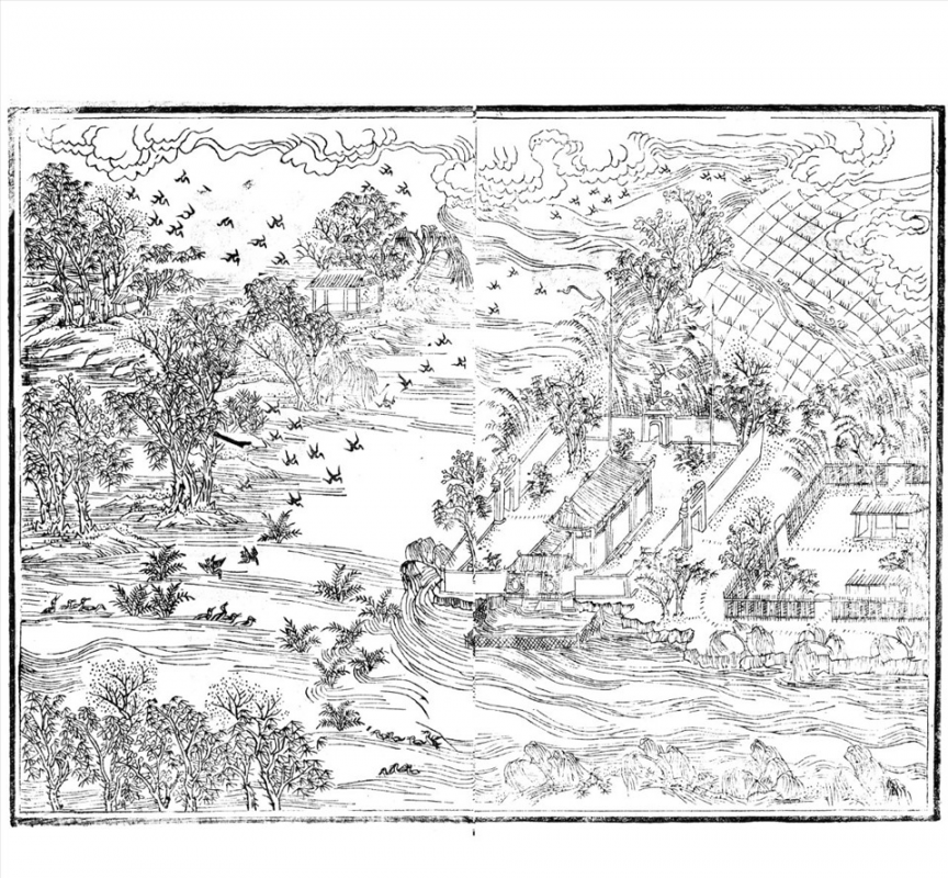 Đông Lâm Dực Điểu (cảnh rừng Đông Lâm huyện Hương Thủy) với các loại cây như mưng, sung, vả...phát triển rất mạnh, chim chóc quy tụ về đây nhiều vô kể Cre: Internet 